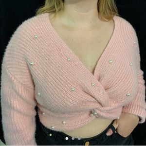 Pink sweater